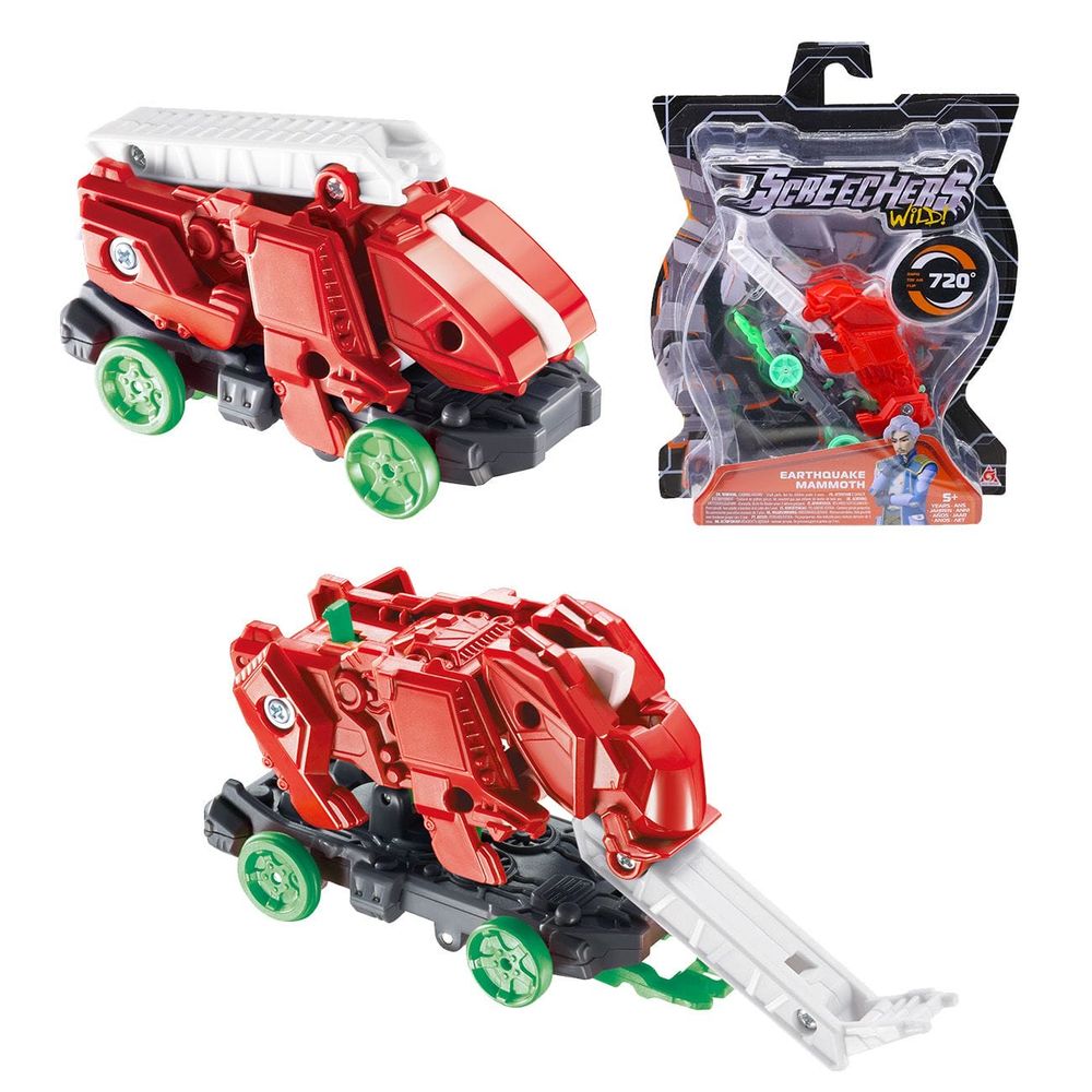 Screechers Wild 4 vozilo Earthquake Mammoth/ 720°/ 10cm slika 1