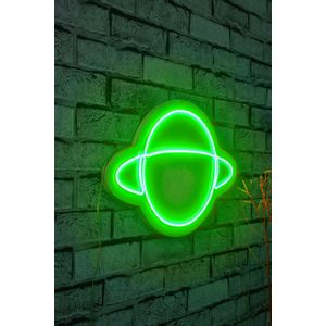 Wallity Ukrasna plastična LED rasvjeta, Saturn - Green