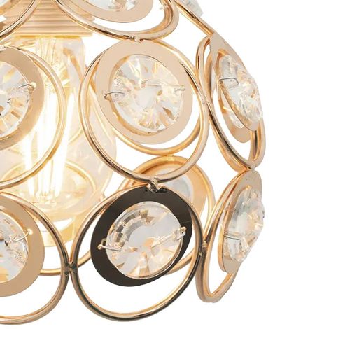 TOOLIGHT ELEGANTNA STROPNA SVJETILKA APP205-1C GOLD CRYSTAL slika 6