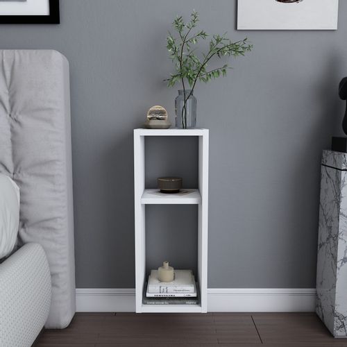 Sault - Beli Noćni Ormarić White Nightstand slika 1