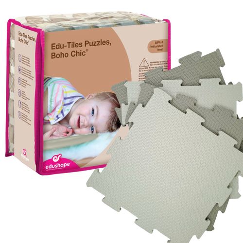 Edushape podloga puzzle Edu-Tiles Play Mat - Boho Chic slika 2