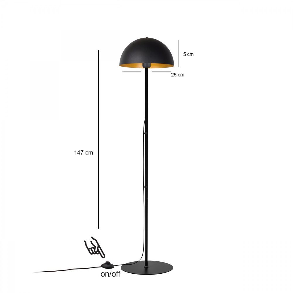 Podna Lampa 241574 - Crna slika 4