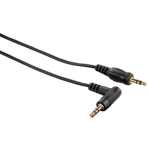 HAMA AUX audio kabl 3.5mm 3-pina m/m 0.75m ugaoni 90° (Crni) slika 1