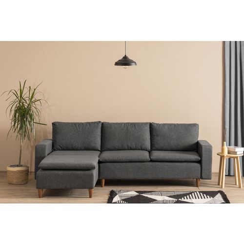 Atelier Del Sofa Kutna garnitura, Tamno siva, Lungo slika 4