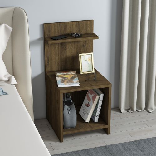 Vıdora - Walnut Walnut Nightstand slika 2