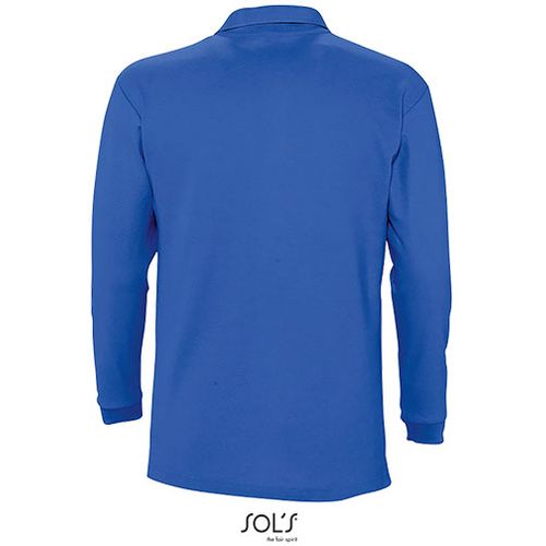 WINTER II muška polo majica sa dugim rukavima - Royal plava, XXL  slika 6