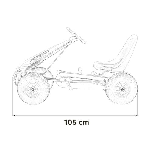 Go-kart AIR Per Hour - rozi slika 3