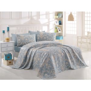 Tuval - Blue Blue
White Double Pique Set