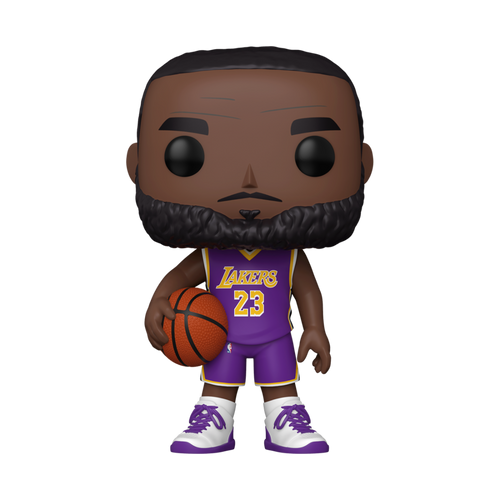 Funko Pop NBA: Lakers - 25 cm Lebron James (Ljubičasti Dres) slika 1