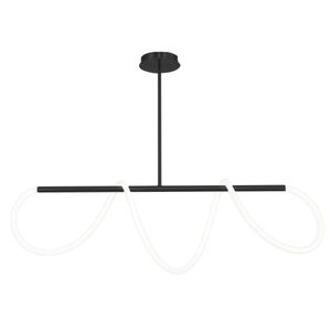 LED stropna svjetiljka App856-CP Long Black