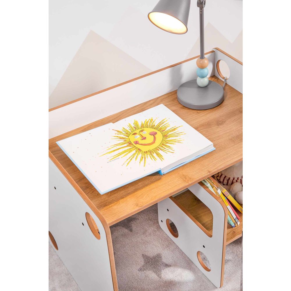 Set stola za djecu Goldfinch 2, boje: bijela, prirodna slika 9