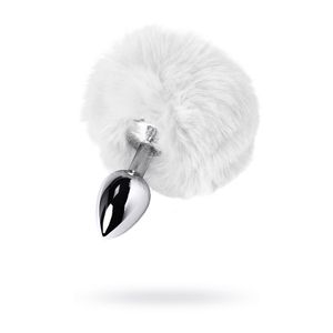 Butt plug white tail