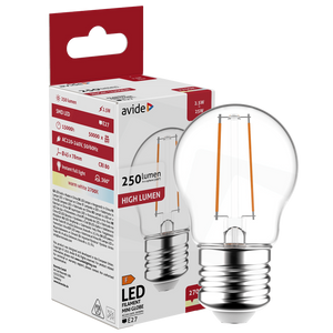 Avide Sijalica, LED 2.5W, E27, 2700K, 360°, 230V AC - Mini Globe 2.5W E27