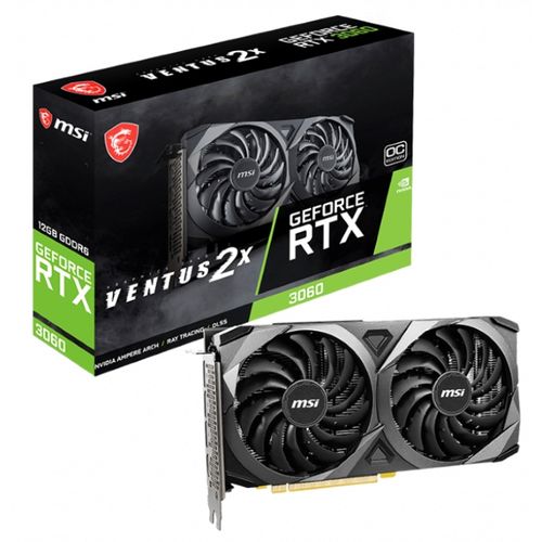 MSI nVidia GeForce RTX 3060 12GB 192bit RTX 3060 VENTUS 2X 12G OC LHR grafička karta slika 1