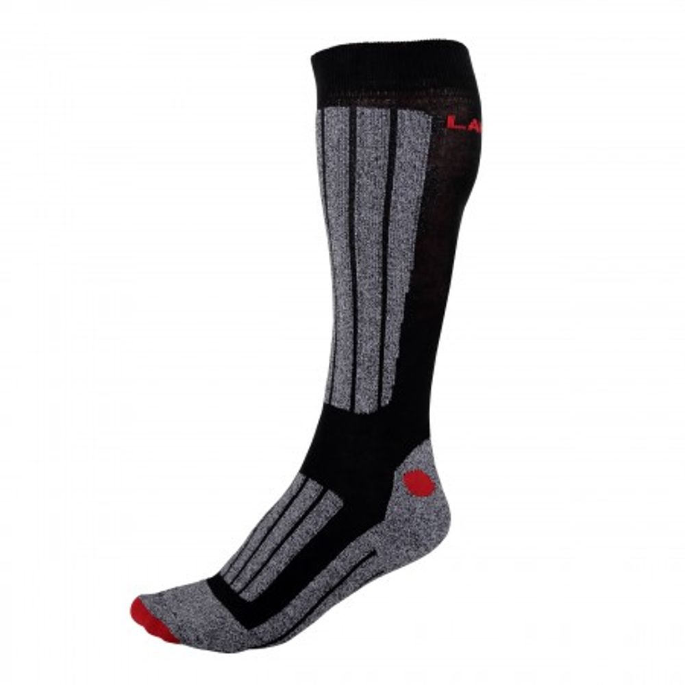 ČARAPE TERMO SIVO-CRVENE VISOKE 39-42  L3090639 slika 2