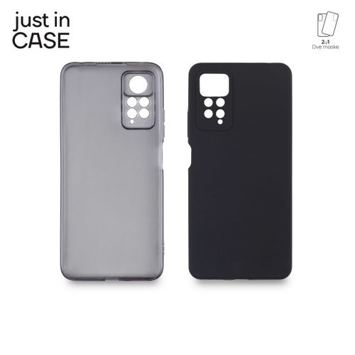 2u1 Extra case MIX paket CRNI za Redmi Note 11 pro slika 1