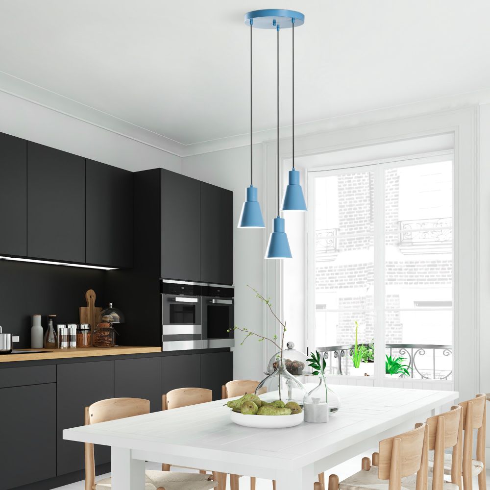 Luster Konikkem - 6357 - 3 - Svijetlo Plava Boja slika 3