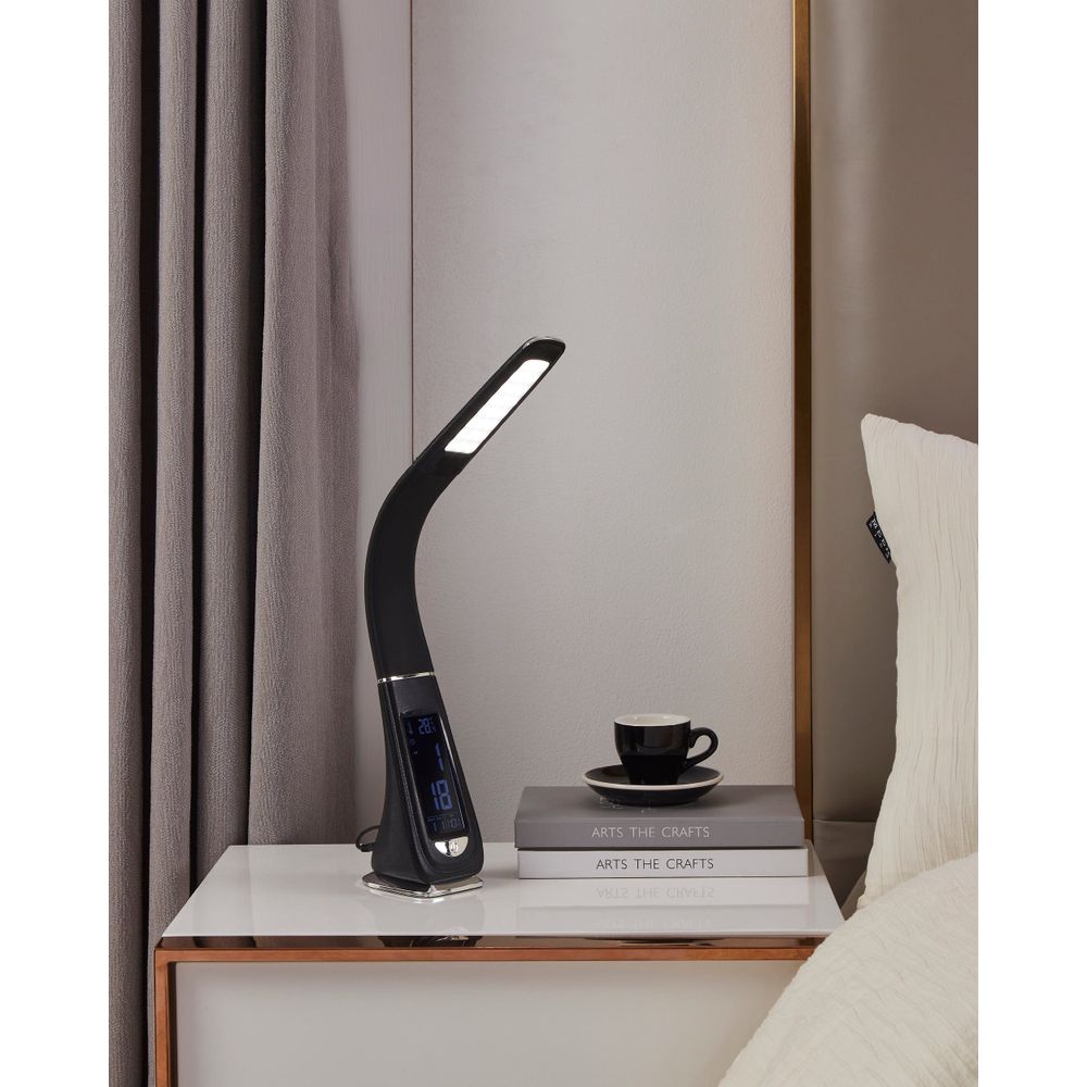 Eglo Cognoli stolna/1, led, 3,2w, 300lm, sa satom, na dodir dimabilna crna  slika 3