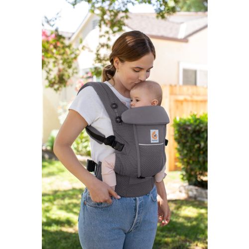 Ergobaby Adapt Soft Flex Mesh nosiljka,  Graphite Grey slika 13