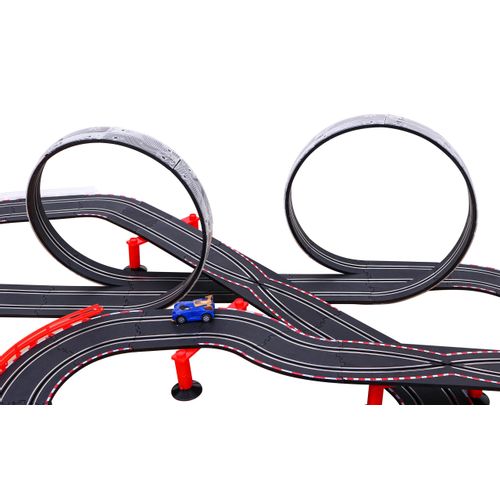 Velika trkaća staza Slot Racing sa 2 petlje slika 6