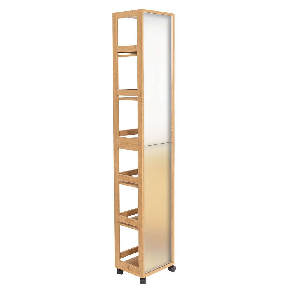 Tendance ogledalo na kotačima sa pretincima za odlaganje Colonial 167x30x25cm, MDF slika 1