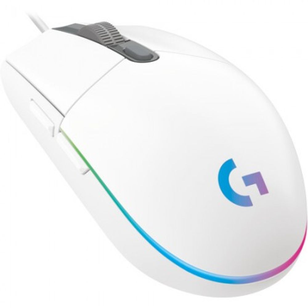 Logitech Gaming miš G203 Lightsync, White slika 1