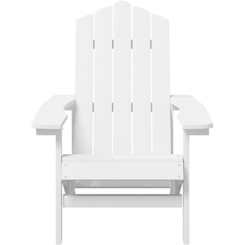 Vrtne stolice Adirondack 2 kom HDPE bijele slika 8