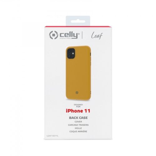 CELLY Futrola LEAF za iPhone 11 u ŽUTOJ boji slika 3