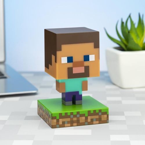 PALADONE STEVE ICON LIGHT V2 - Minecraft Svjetiljka slika 2