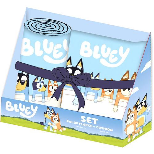 Bluey polar blanket + cushion set slika 2