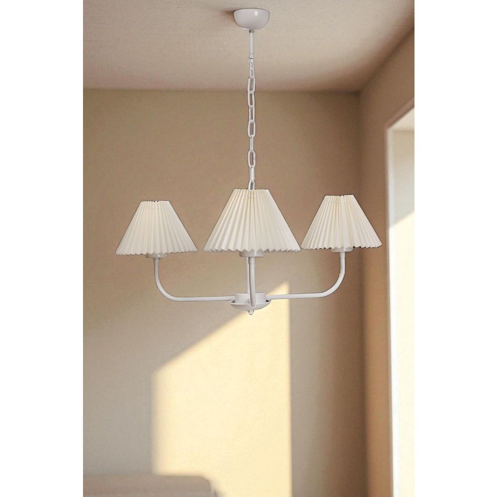 Opviq Luster 054, Krem, Bijela slika 1