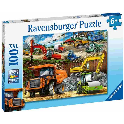 Ravensburger Puzzle građevinska vozila 100kom slika 1