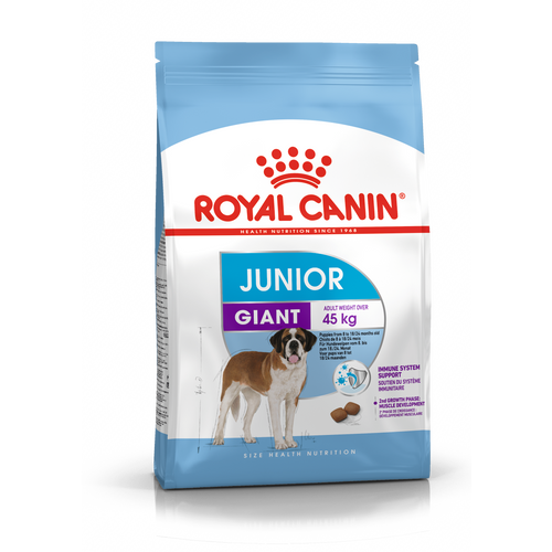 ROYAL CANIN SHN Giant JUNIOR, Potpuna hrana za pse specijalno za štence divovskih pasmina (konačne težine > 45 kg)  od 8 do 18/24 mjeseci starosti, 15 kg slika 1