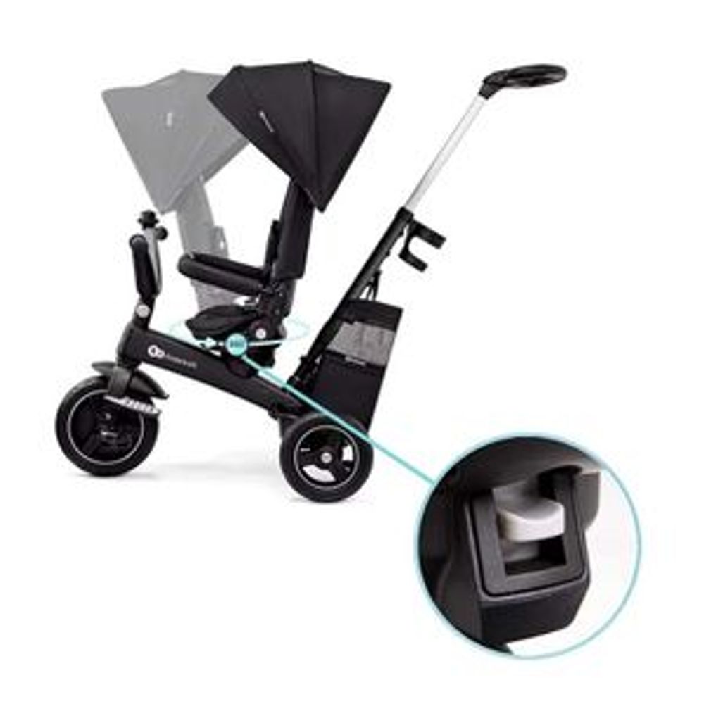 Kinderkraft Tricikl EASYTWIST, Black slika 7