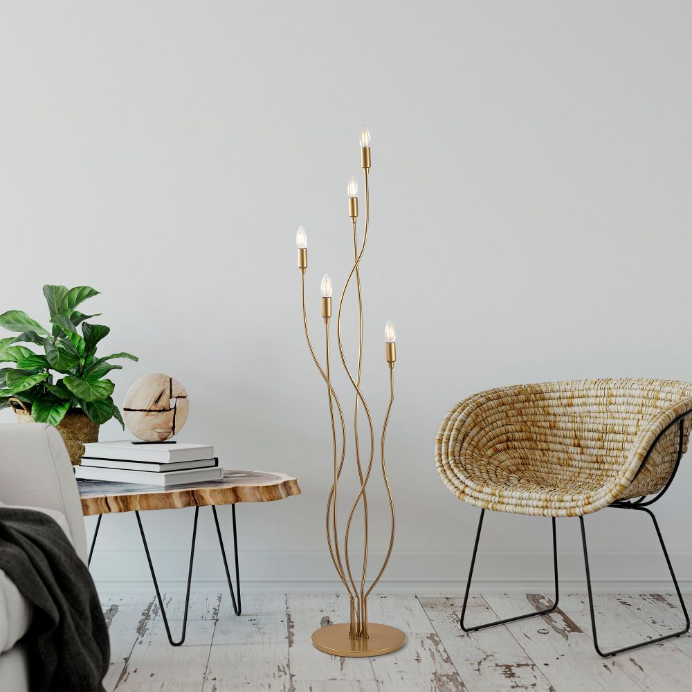 Bonibon - Zlatna Podna Lampa 13237 slika 2