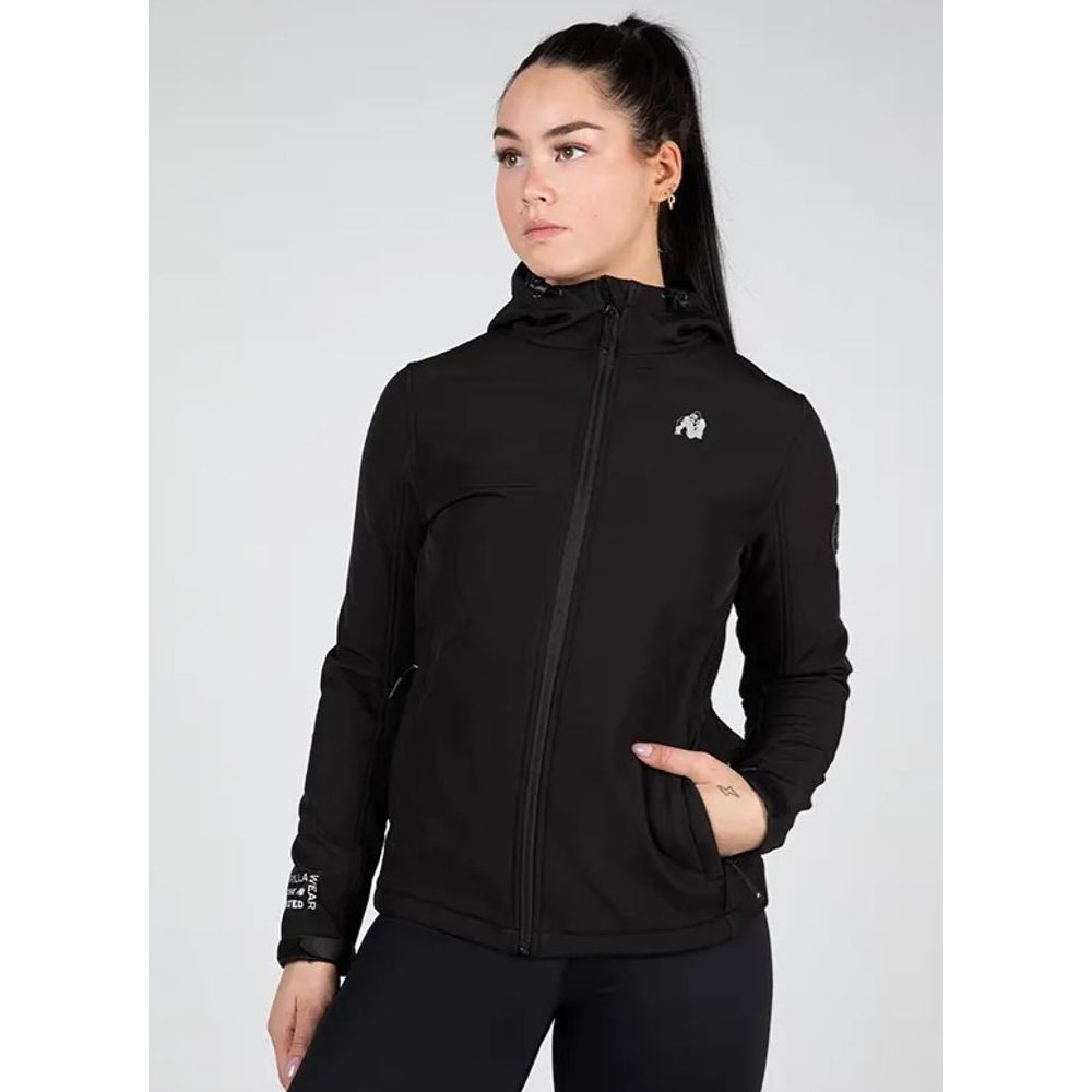 Gorilla Wear Mina Softshell Jakna, Crna slika 1