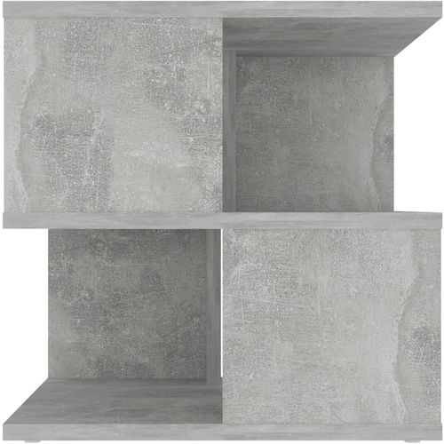 Bočni stolić siva boja betona 40 x 40 x 40 cm od iverice slika 5