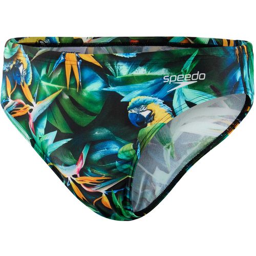 Speedo M. kupaće gaće ESCAPE 5CM BRF AM BLACK/GREEN slika 1