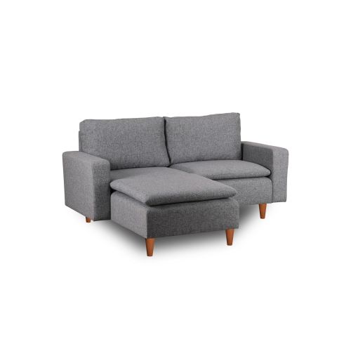 Atelier Del Sofa Kutna garnitura, Svijetlo siva, Lungo Mini - Light Grey slika 4