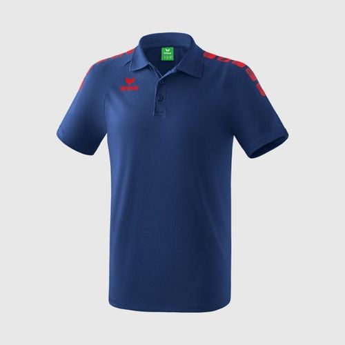 Majica Erima Polo Essential 5-C Nova Tamnoplava/Crvena slika 1