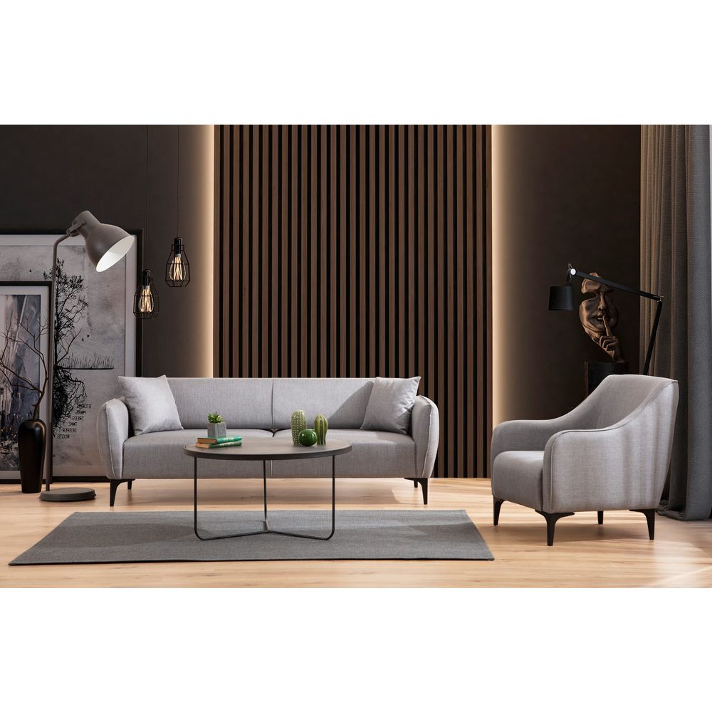 Belissimo - Siva Troosna Sofa slika 3