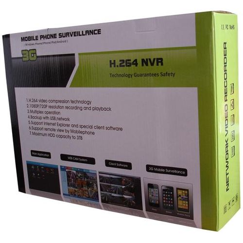 Eule NVR IP Snimač 8 kanala H.264 HD NVR, 720p - DVR-IP8 slika 2
