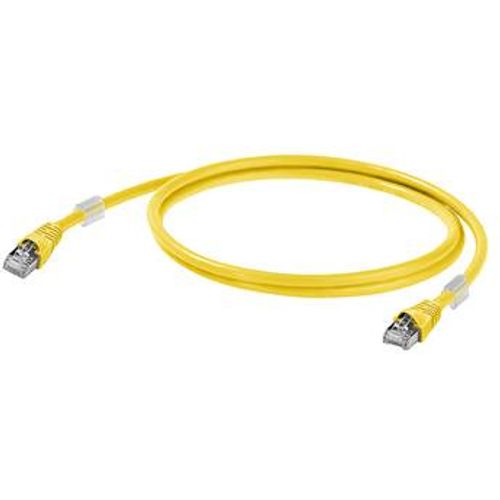 Weidmüller 1251580005 RJ45 mrežni kabel, Patch kabel cat 6a S/FTP 0.50 m žuta UL certificiran 1 St. slika 2