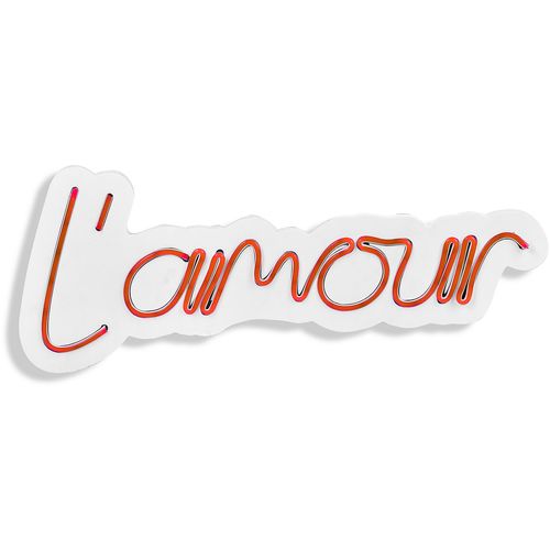Wallity Ukrasna plastična LED rasvjeta, L'amour - Red slika 1
