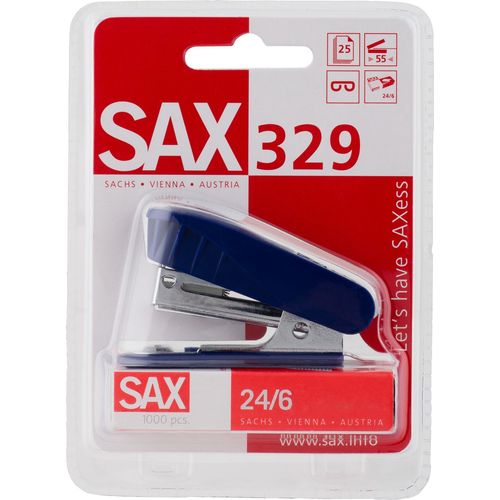 SAX stroj za spajanje classic do 20l  plavi 0-329-34+ spajalice strojne 24/6 slika 1