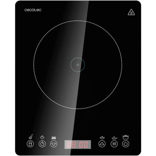 Cecotec indukcijska ploča za kuhanje, 2000W, 8 razina, crna Full Magma Slim slika 2