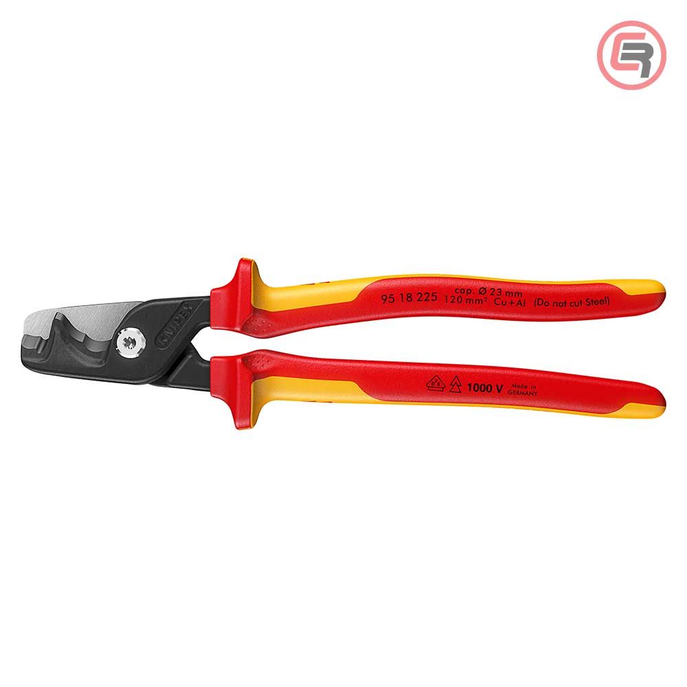 Knipex Škare Makaze 225mm Za Kablove StepCut XL fi 23mm / 120mm2 1000V – 95 18 225 slika 2