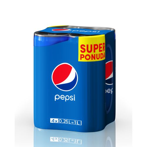 Pepsi Cola 0,25l 4 pack limenka slika 1