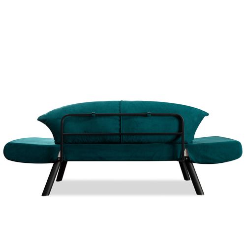 Atelier Del Sofa Dvosjed na razvlačenje, Petrol Plava, Genzo - Petrol Blue slika 5