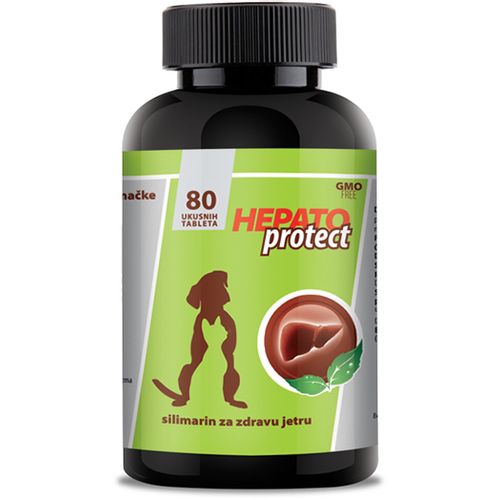 HepatoProtect suplement za pse i mačke 80 tableta slika 1